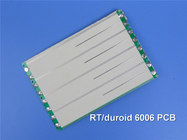 Rogers RT/duroid 6006 2-layer rigid PCB ceramic PTFE composites Immersion Gold 2.03mm thickness