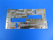 RT/duroid 6035HTC Double Sided high frequency rigid PCB with 1oz Copper and Immersion Gold for RF/Microwave