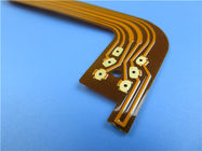 Dual Layer Flexible PCB Built On Polyimide with 2 oz Copper and Immersion Gold for Industrial Control