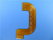 Double Sided Flexible PCB With Stiffener of Stainless Steel FPC Sample