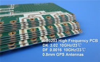 TLX-0 Microwave PCB 2-layer Low DK 2.45 Taconic High Frequency PCB 62mil 1.575mm With Immersion Silver