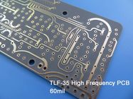 Taconic RF PCB Made on TLF-35 60mil 1.524mm With Immersion Gold for Mixer, Filters and Couplers etc.