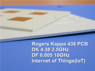 Rogers RO4350B + High Tg FR-4 Hybrid PCB 4-Layer 1.0mm Mixed PCB on 4mil RO4350B and 0.3mm FR-4