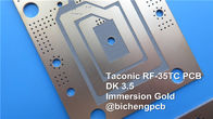 Taconic High Frequency PCB Built on RF-35TC 60mil 1.524mm With Immersion Gold for Satellites