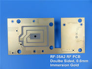 RF-35A2 RF PCB 20mil Double Sided High Frequency Circuit Board Coating Immersion Gold for Ultra Low Loss Power Amplifier