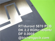 Rogers Dual Layer High Frequency PCB Made On Rogers 20mil RT/duroid 5870 Laminate With Immersion Gold for RF Transceiver