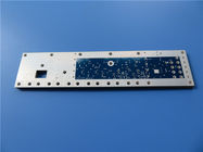 Hybrid PCB Built On 8 mil RO4003C and FR4 With Immersion Silver and Blue Color for Radio Frequency