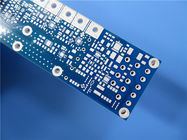 Hybrid PCB Built On 8 mil RO4003C and FR4 With Immersion Silver and Blue Color for Radio Frequency