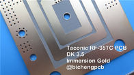 Taconic RF-35TC High Frequency Printed Circuit Board 30mil 0.762mm RF-35TC PCB With Black Solder Mask for Antennas