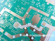 Hybrid PCB | Mixed Material PCB Built On 10 mil RO4350B + FR-4 With Depth Contrlled Drill