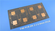 F4B High Frequency PCB PTFE RF PCB Built on 1.60mm thick with Immersion Gold, Silver, Tin and OSP