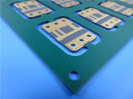 Rogers TC350 Double Sided High Frequency PCB Built On 10mil Core With Immersion Gold for Microwave Combiners.