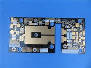RF-60TC High Frequency PCB 30mil 0.762mm Double Sided RF PCB with Black Solder Mask Coating Immersion Gold