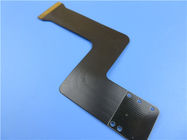 4 Layer Flexible Printed Circuit FPC Built On Polyimide With Black Mask