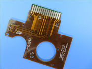 Double Sided Rigid-flex PCBs Built on Tg170 FR-4 and Polyimide With Hot Air Soldering Green Solder Mask for POS Antennas