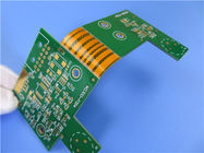 4 Layer Flex-rigid PCB Built On 1.6mm FR4 and 0.2mm Polyimide With Immersion Gold and Green Solder Mask For Instrument