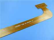 Multilayer Flexible Printed Circuit (FPC) 4-layer Flex PCB with 0.25mm Thick and Immersion Gold for Display Backlight