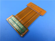Double Layer Flexible Printed Circuit on Polyimide With Gold Plated and FR-4 Stiffener for Electronic Toll Collection
