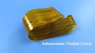 Adhesiveless Flexible Printed Circuit FPC Built on Transparent Thin Glueless Polyimide With Gold Plated for Tracking