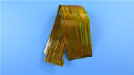 Adhesiveless Flexible Printed Circuit FPC Built on Transparent Thin Glueless Polyimide With Gold Plated for Tracking