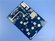30mil RF-45 High Frequency PCB with Blue Solder Mask Coating Immersion Silver on Pads