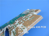 Kappa 438 High Frequency Printed Circuit Board Rogers 20mil 0.508mm DK 4.38 PCB with Immersion Gold