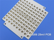 Rogers RO3006 Microwave PCB 2-Layer Rogers 3006 25mil 0.635mm Circuit Board DK6.15 DF 0.002 High Frequency PCB