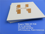Rogers TMM4 Microwave Printed Circuit Board 15mil 20mil 25mil 30mil 50mil 60mil With Immersion Gold