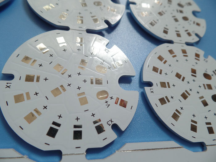 HASL Lead Free Metal Backed PCB Fabrication Service 1.4Mm 5052 Aluminum