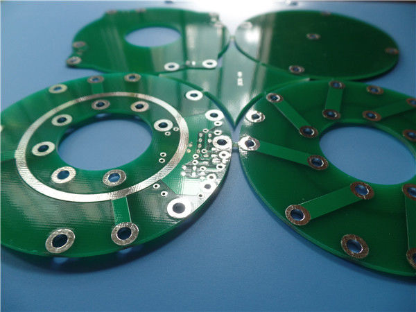 Prototype PCB Panel Combined 4 Designs On 2 layer Copper To Save Money with Green Soldermask