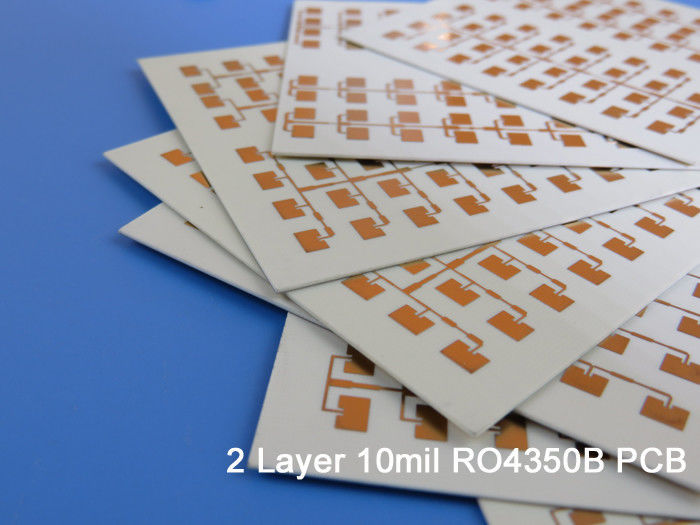 High Frequency PCB Rogers 10mil 0.254mm RO4350B Double Sided RF PCB for LTE