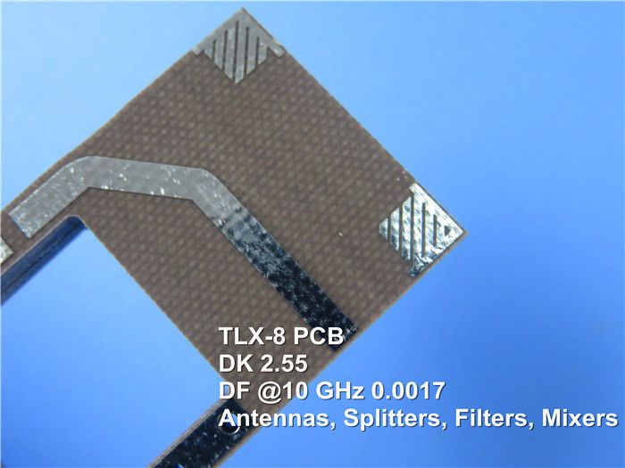 Taconic TLX-0, TLX-9, TLX-8, TLX-7 and TLX-6 High Frequency PCB with HASL, Immersion Gold, Silver, Tin and OSP