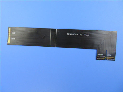 Double Layer Flexible PCB With Black Solder Mask