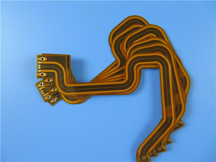 Dual Layer Flexible Printed Circuit Board FPCB on Polyimide with Immersion Gold and Impedance control for USB Connector