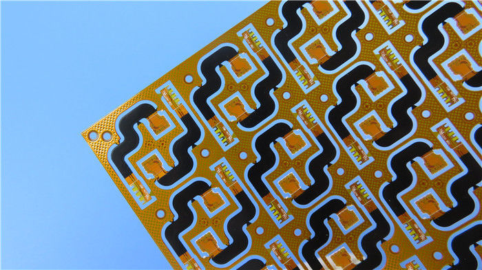 Dual Layer Flexible PCB Built on 1oz Polyimide With Carbon Ink and Immersion Gold For Laser Head