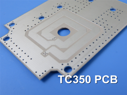 Rogers TC350 laminates are printed circuit board substrates 2-layer PCB 20mil with Hot Air Soldering Level (HASL)