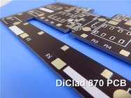 Rogers DiClad 870 PCB Woven Fiberglass Reinforced PTFE-based 31mil 93mil 125mil Microwave PCB