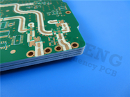 2Layer 25mil RO3210 PCB ceramic-filled PTFE reinforced with woven fiberglass 0.76mm Immersion Gold