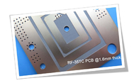 RF-35TC PCB with 0.25mm Thick and Immersion Gold Remote Control for High-Power Applications