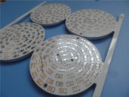 LED PCB 1.6mm thick Built On Aluminum Core White soldermask With HASL NPTH
