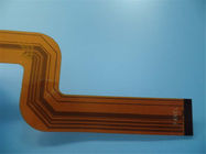 Multilayer flexible PCBs Polyimide PCBs at 0.25mm Thick FPC Immersion Gold PCB