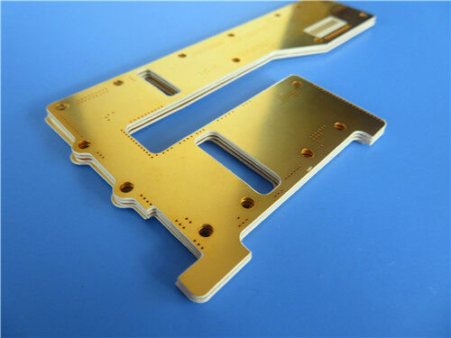 High-frequency TMM13i Dk of 12.85 Microwave ceramic thermoset polymer composite Material & Custom 2-layer PCB