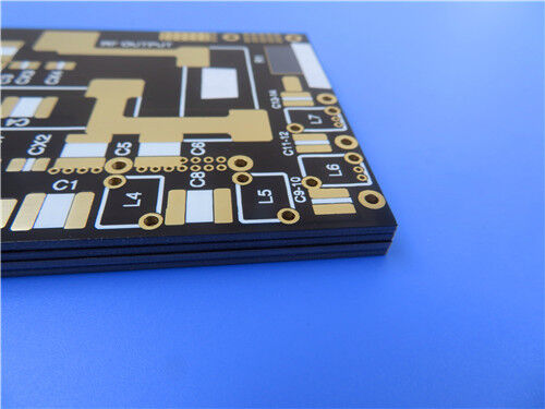 F4BTM300 Ceramic-Filled PTFE Laminate and Custom double layer PCB built on 20mil substrate material with ED copper foil for RF / Microwave design