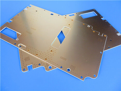 Rogers RO3210 high DK10.2 High-Frequency Laminate and Custom Multilayer PCB built on 0.508mm core RO3210+0.2mm RO4450F PP