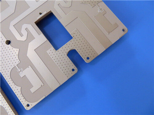 Rogers CLTE-MW High-Frequency Laminate with 0.102mm material core thickness Double-sided CLTE-MW PCB with Pure Gold Plating for 5G and other millimeter wave applications