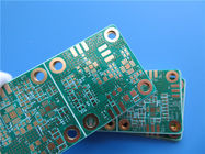 Immersion Gold RF PCB Built on RO4350B 30mil With 2 Layer Copper
