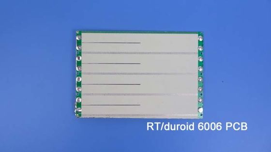 Rogers RT/duroid 6006 High Frequency PCB on 25mil, 50mil and 75mil Coating Immersion Gold  for Ground Radar Warning
