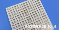 Rogers RO3006 High Frequency Printed Circuit Board 2-Layer Rogers 3006 10mil PCB DK6.15 DF 0.002 Microwave Gold PCB