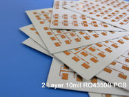 High Frequency PCB Rogers 10mil 0.254mm RO4350B PCB Double Sided RF PCB for LTE