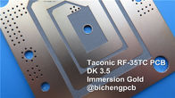 Taconic RF-35TC High Frequency PCB 60mil 1.524mm With Immersion Gold for Satellites